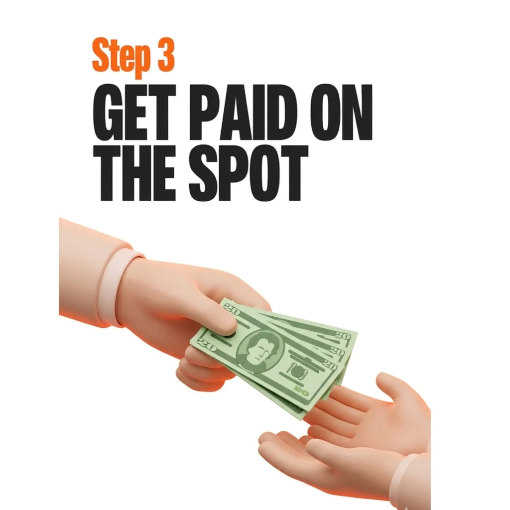 Get paid on the spot when your junk car is picked up. Once your vehicle is collected, you receive instant cash with no delays. Our process is fast, transparent, and designed to help you sell your junk car quickly and get paid without hassle.